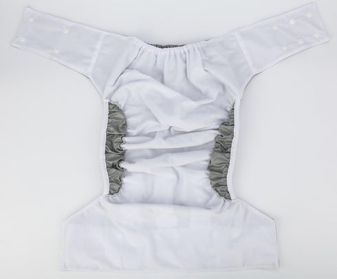 Sigzagor Teen Adult Cloth Diaper Nappy Reusable Washable for Disability Incontinence (Scales)