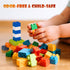 1500 Set 6 Lekebaby Classic Pieces Building Bricks Kit Basic Brick for Kids Creative Play, Compatible with All Major