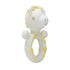 100% 3+ Nuby Giraffe Teether for Infants - Natural Rubber Baby Teething Toy - Easy-Grip and Multi-Textured Surfaces