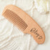 DOYOUWE Set Personalized Baby Hairbrushes, Gently Grooms Baby's Hair, Natural Wooden Hairbrush Baby Brush for Newborns