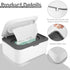 LSCSJUNS 2Pack Wipes Box Dispenser Baby Wipe Container Wipe Dispenser For Bathroom Sealing Design Keeps Fresh Easy Open