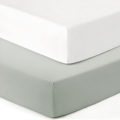 GRSSDER Jersey Crib Sheets for Boys and Girls, Stretchy Ultra Soft Crib