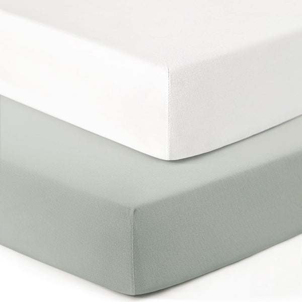 GRSSDER Jersey Crib Sheets for Boys and Girls, Stretchy Ultra Soft Crib