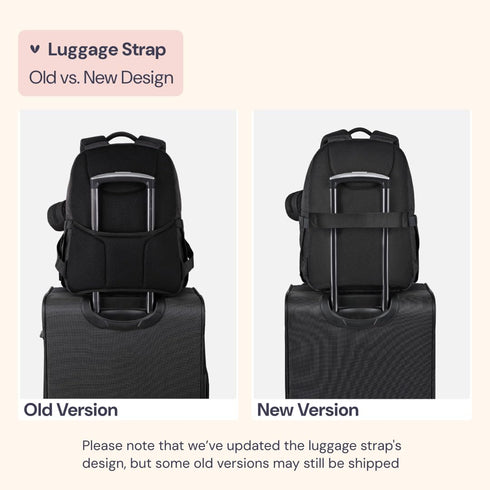 Backpack BabbleRoo Diaper Bag - Travel Large Baby Diaper Bag with Changing pad, Waterproof Baby Bags for Mom & Dad