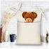 VALICLUD Multi Functional Linen Bedside Hanging Organizer Pouch Space Saving Storage Bag for Books and Daily Supplies