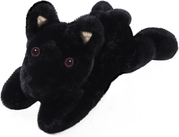 Black German Shepherd Dog Plush Stuffed Animals, Microwavable Black Lab Heating Pad,
