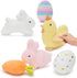 MaoGoLan 6 Pack Plush Pillow Easter Stuffed Animals Bulk with Rabbit Shaped