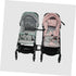 LOORGVEL Adjustable Stroller Connector for Twins Pushchair Accessory Iron Plastic Construction Lightweight Detachable