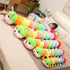 Multicolor Caterpillar Stuffed Animal Big Hugging Pillow, Cute Plush Soft Doll, Giant Plush Toy for Gifts