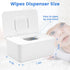 Lijroavy Baby Wipes Dispenser, Baby Wipe Holder for Fresh Wipes, Non-Slip Baby Wipes Container, Refillable Wipes Box