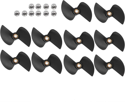 10PCS FT009 Set FT009 RC Boat Propellers High Speed Brushless Replacement Propeller for Remote Control Racing Boat
