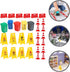 TOYANDONA 31Pcs Road Signs for Kids - Miniature Plastic Traffic Cones and Roadblocks Educational Playset