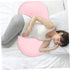 Small Cooling Pregnancy Pillow - Comfortable Lumbar Support for Expecting Moms