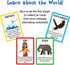 University Games Scholastic The World Travel Card Game, Perfect for Summer Learning for Kids, Ages 6 and Up