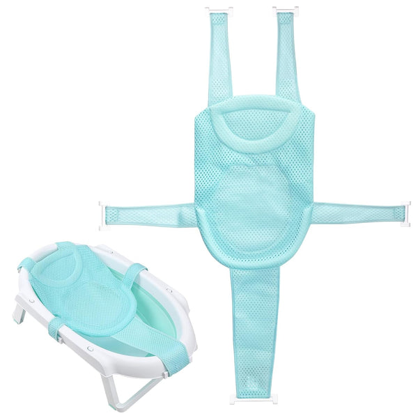 Colorlife Baby Bath Seat Support Net, Adjustable Non-Slip Five-Pointed Shower Mesh for Newborn 0-6 Months