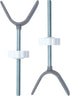 Baby Gate Banister Adapter Y-Spindle Rods - Pressure Mounted Baby and Pet Safety Gates, Extra Long Screws (Y-Grey-2