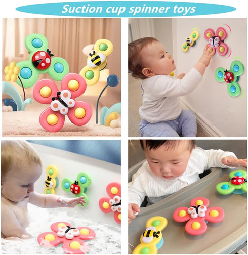 ELLECK 6-12 1-3 6 1 (0035) Baby Toys Months, Montessori Toys for Toddlers Year Old, Busy Cube Teether Infants Bath