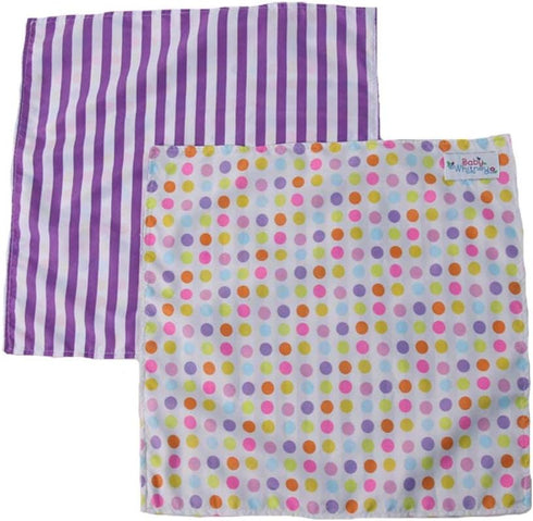 Baby Whitney 17" Set 2 Pack Doll Toy Receiving Blankets