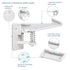 Inaya Cabinet Locks Child Safety Latches - Baby Proofing Cabinets & Drawers Locks - Child Proof Your Home - No Drilling & No Tools Required! (12 Pack)