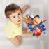 Vicloon Baby Books Toys, 2PCS Touch and Feel Crinkle Cloth Books for Newborn Early Educational Toys