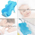 HALLO Soft Infant Bath Sponge - Skid Proof Baby Bath Mat, Newborn Odor Free (Blue)