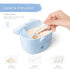 Termichy Portable Baby Formula Dispenser, 8.8OZ Milk Powder Container with Carry Handle and Scoop for Travel, Light Blue