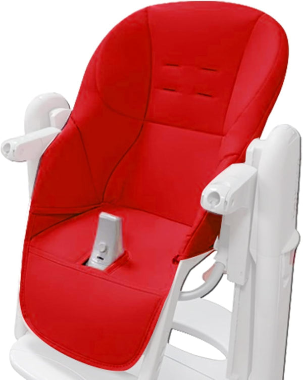 Basyurity High Chair Seat Cushion Replacement, PU Leather High Chair Seat Covers for