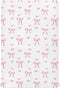 Pfrewn Crib Sheets for Boys Girls Aesthetic Pink Ribbon Bow Fitted Crib