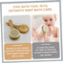 Set VICASKY Wooden Care Brush and Multi-use Woolen Comb for Newborns and Toddlers Gentle Scalp Massager for Healthy
