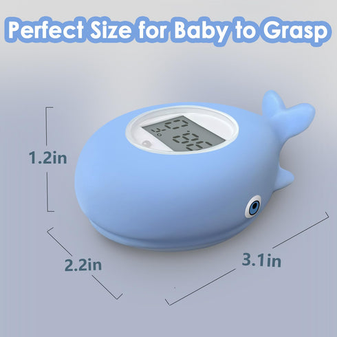 Baby Bath Tub Thermometer for Infant - Bathtub Water Temperature Room Thermometer, Safety Floating Bathing Toy
