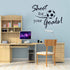Soccer Stickers, “Shoot for Your Goals” Wall Art Soccer Ball Decals for Kids Room, Football Vinyl Sticker Decoration
