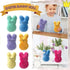 6Pcs Easter Bunny Plush Toys, Cute Animal Bunny Stuffed Dolls for Easter Basket Stuffers for Kids