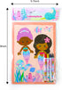 Set 12 48 TINYMILLS Rainbow Mermaid Coloring Book for Kids Party Favors with Coloring Books and Crayons African