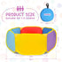 (1M Eocolz Kids Ball Pit Large Pop Up Childrens Ball Pits Tent for Toddlers Playhouse Baby Crawl Playpen