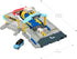HMH29 Set 3 Matchbox Ferry Port with Detachable Wheeled Ferry, Elements to Activate Manually or with The Help of The
