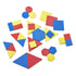hand2mind Foam Attribute Blocks Student Kit, Geometry Set, Preschool Learning, Set of 60 Blocks