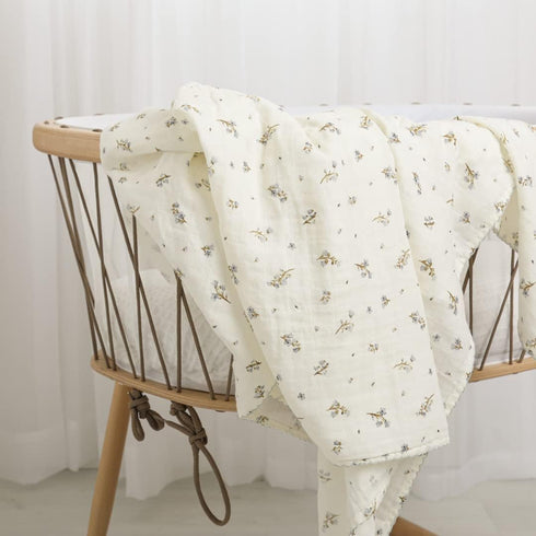 Set Ladore Baby Gifts Swaddle Blanket & Cloth (Florel/Boys)
