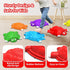 OCHIDO Stepping Stones for Kids, 6 Pcs Turtle Balance Stepping Stones for Coordination Skills, Ages 3-7