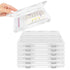 WYKOO 6 Pack Clear Freezer Breast Milk Storage Organizer Flat Breast Milk Freezer