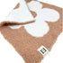 10"x10" L+L USA Retro Flower Baby Lovey Pacifier/Teether Holder - DreamSoft Plush Fluffy Cuddly Soothie Reversible Mini
