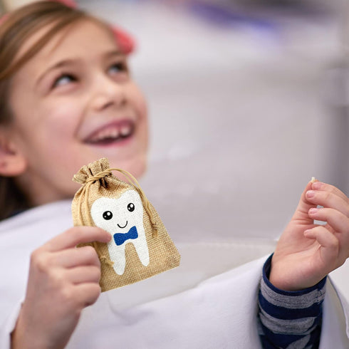 Shappy Tooth Fairy Bag Pouch for Boys and Girls to Place Under Pillow Milk Teeth Container Box Tooth Holder Keepsake