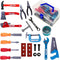21 Pieces Kids Toy Tool Set with Power Play Tools, Educational Pretend Role Play Set & Handy Storage Box