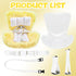 17cm, Mini Car Seat for Clip-On Air Vent Safety Seat with Soft Cushion and ABS Base, Cute Car Decoration & Display