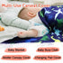 TANOFAR Car Seat Cover Baby, Peekaboo Opening Infant Car Seat Cover for Winter, Warm & Cozy Blue Dinosaur