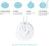 Pearhead My First Christmas Ornament Baby Handprint or Footprint Kit, DIY Clay Keepsake, Gift for New and Expecting