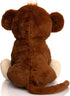 HollyHOME Plush Monkey Stuffed Animals, 12 Inch Cute Brown Monkey Toys, Birthday Gifts for Kids