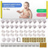 Eco-Baby Magnetic Cabinet Locks for Babies (20 Pack Locks with 3 Keys), Eco