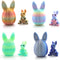ZIFMDYE 3D Printed Easter Eggs with Bunny Inside,Easter Surprise Rabbit Eggs,3D Printed Animals,