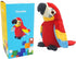 Vincilee Talking Parrot Toy – Funny Learning Helper, Multifunctional Electric Plush, Repeats What You Say