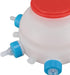 Fockety 6 Lamb Milk Feeder Bottle, Pacifier Round PC Plastics Easy to Clean Sheep Feeding Cup, Portable Safe Milk Pot